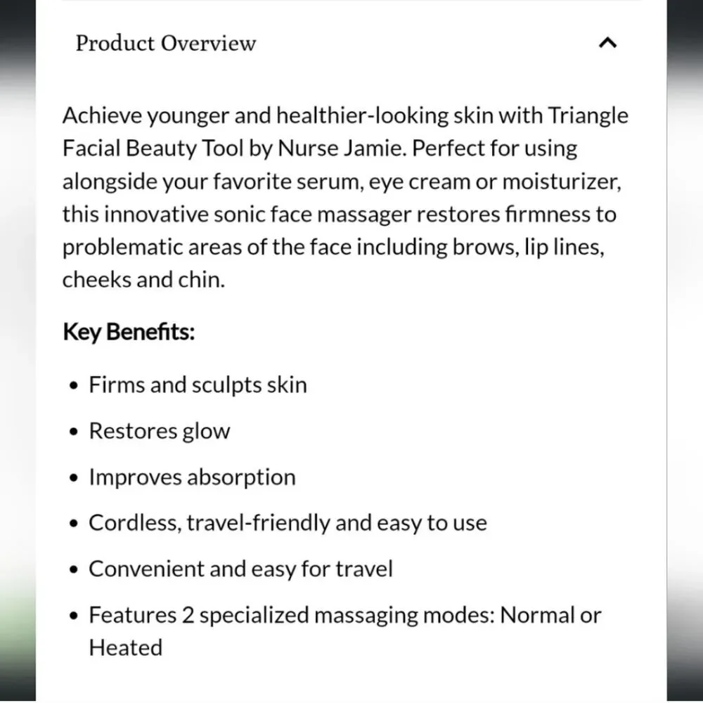 ✨️$159 on Revolve NIB Nurse Jamie Triangle massage tool
